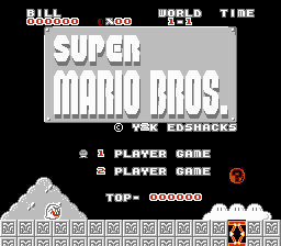 EDS Mario Title Screen